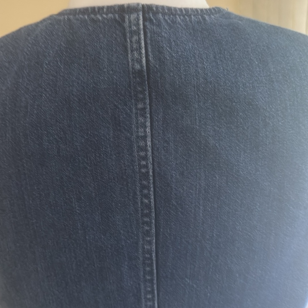 GAP Blue Denim Vest - Picture 4 of 11